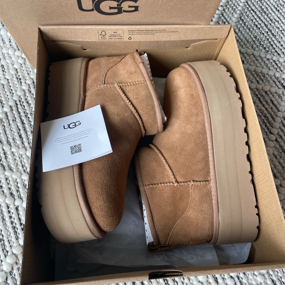 Real Ugg Ultra Mini Platform Chestnut - Picture 11 of 11